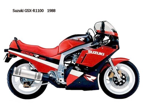 Product picture Suzuki GSX-R1100 Motorcycle Workshop Service Repair Manual 1986-1988